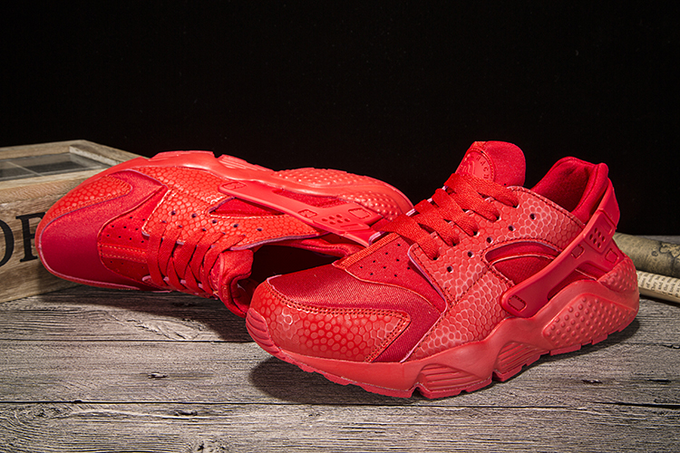New Nike Air Huarache All Red Shoes